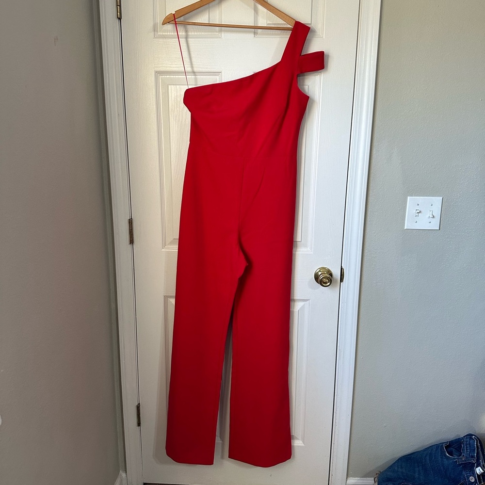 Likely One-shoulder jumpsuit